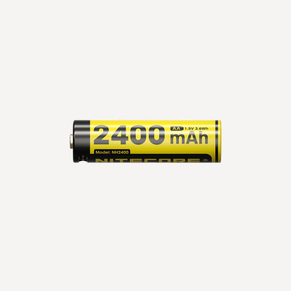 Аккумуляторы NiteCore NH2400 4шт+Кабель (UCB-C, 1,5V*2,4Ah=3,6Wh)